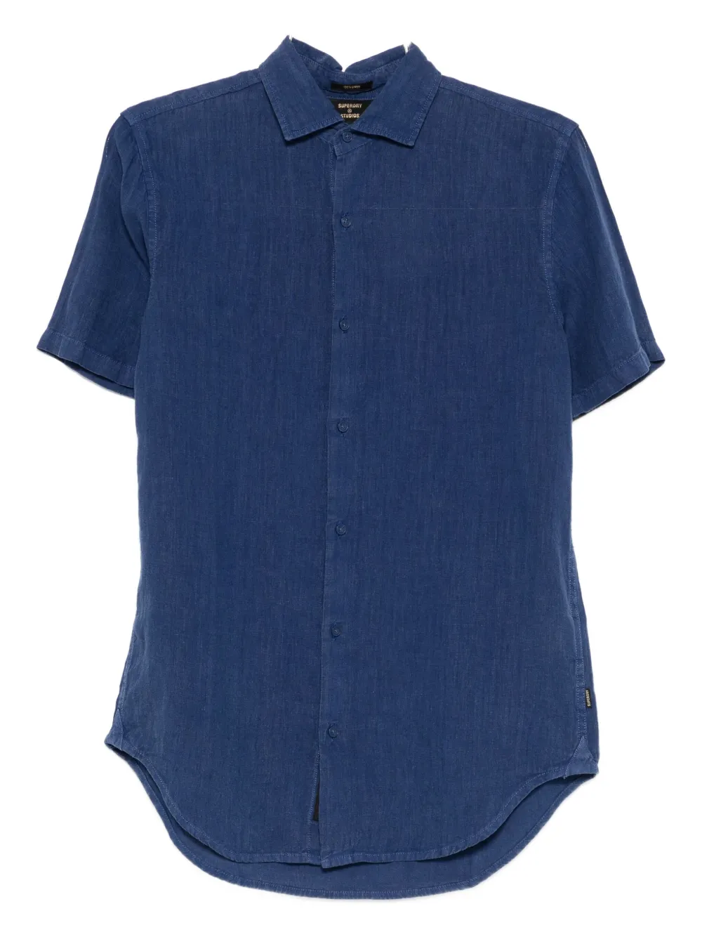 Superdry camisa de lino | azul | Image 1