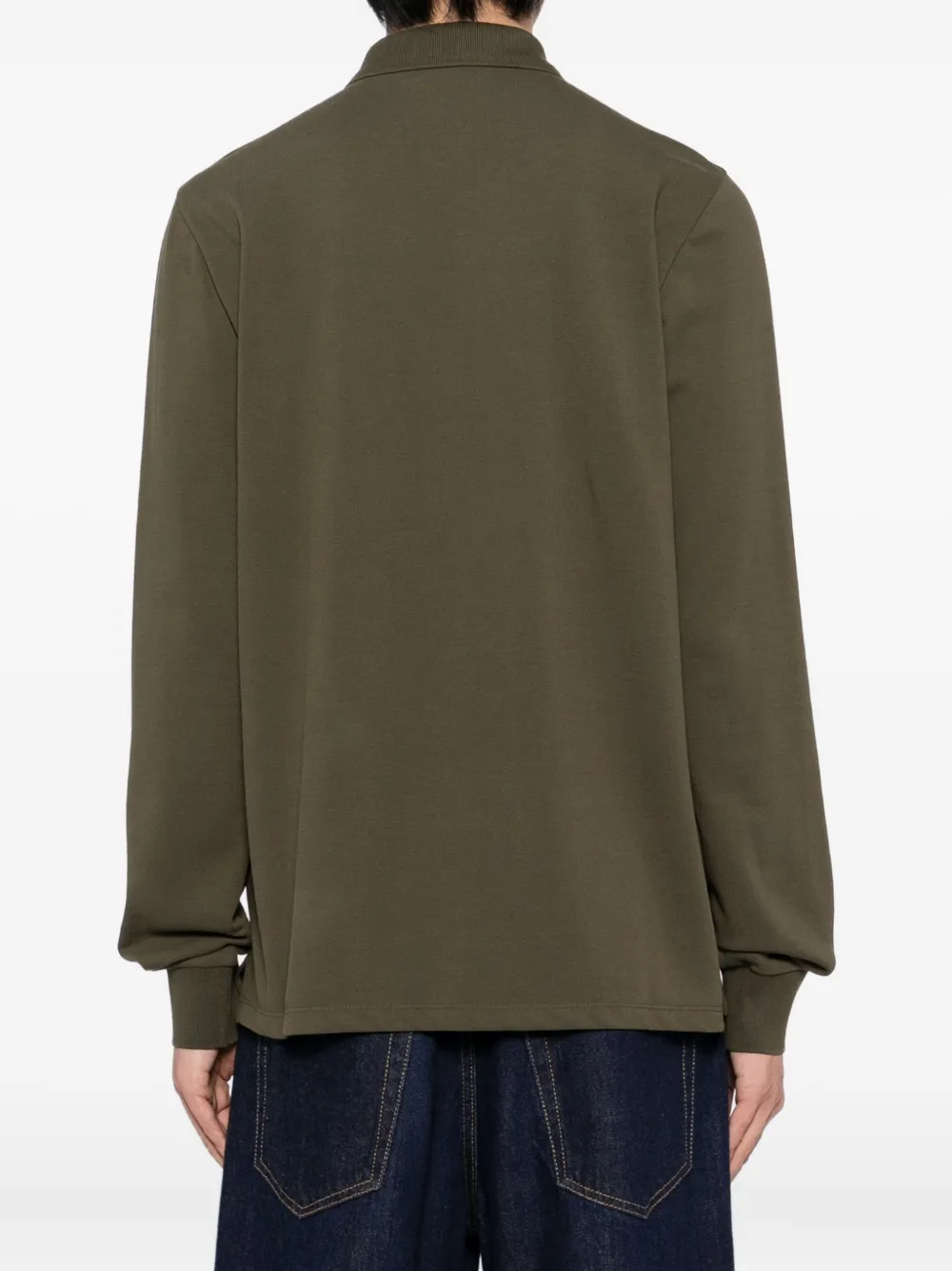 Bally Poloshirt met geborduurd logo Groen