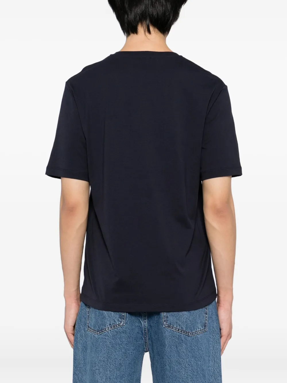 Bally T-shirt met geborduurd logo Blauw