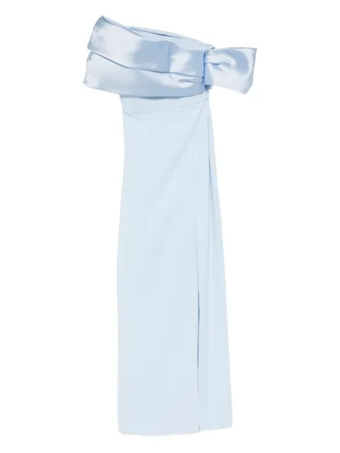 Solace London draped off-shoulder dress