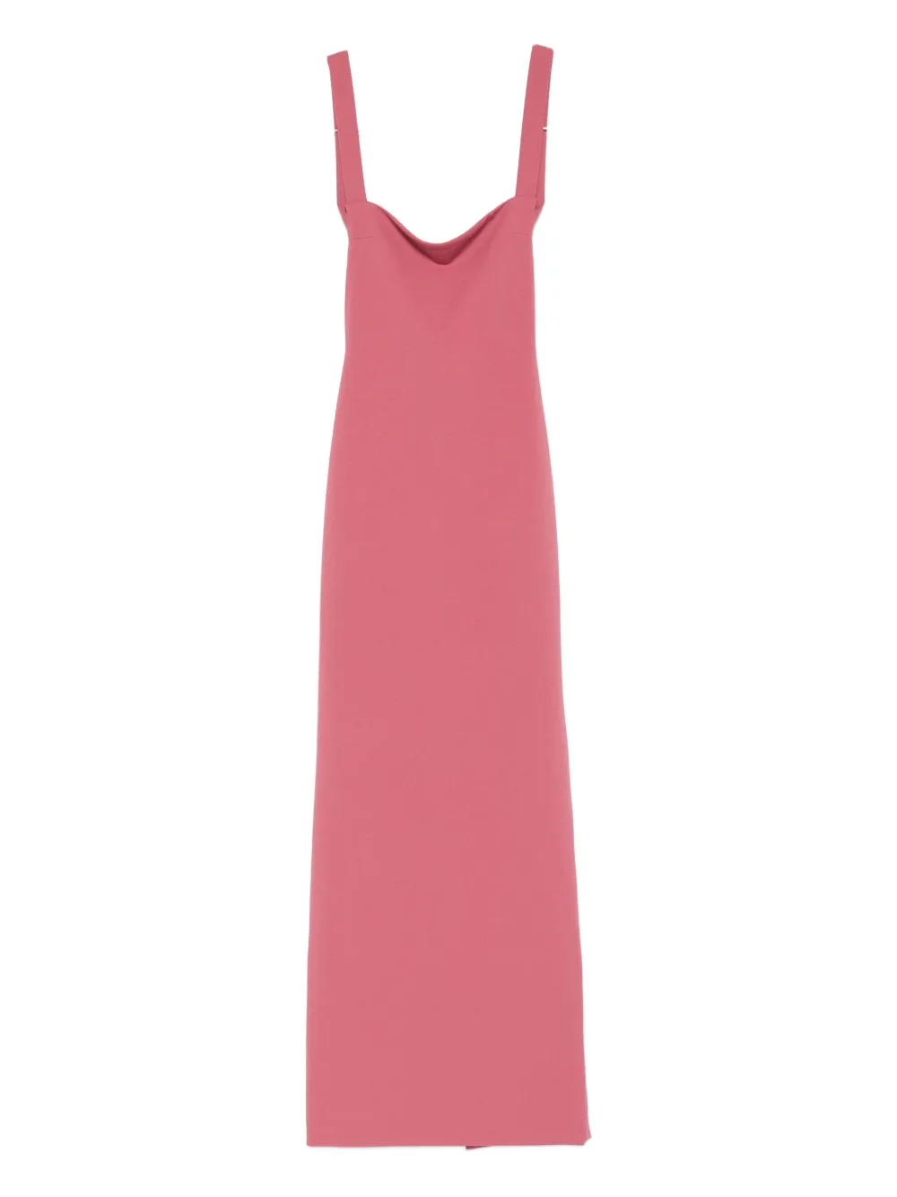 Solace London Square-neck Maxi Dress In Pink