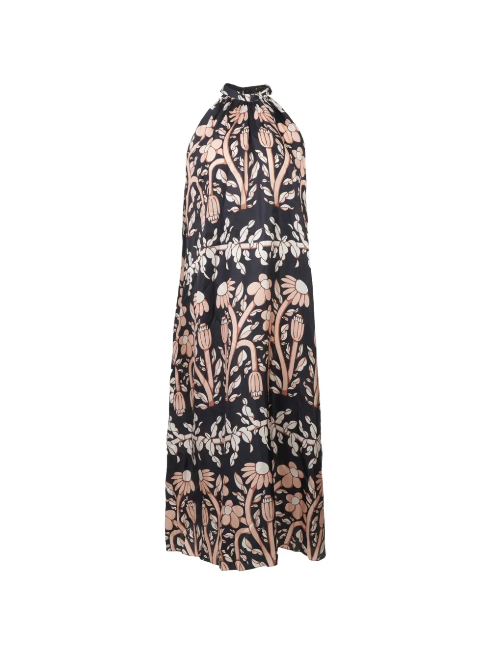  Biyan Floral-print Maxi Dress - Blue 