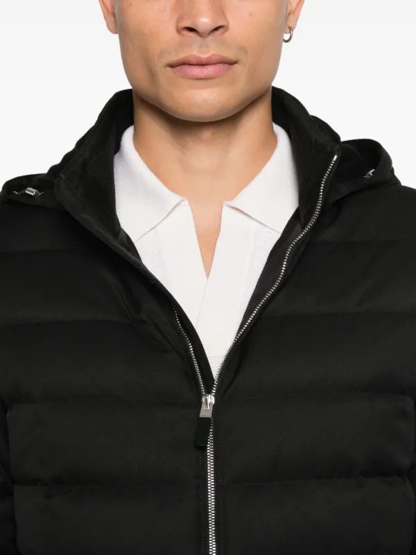 Zegna ジップアップ ジャケット | ブラック | FARFETCH JP