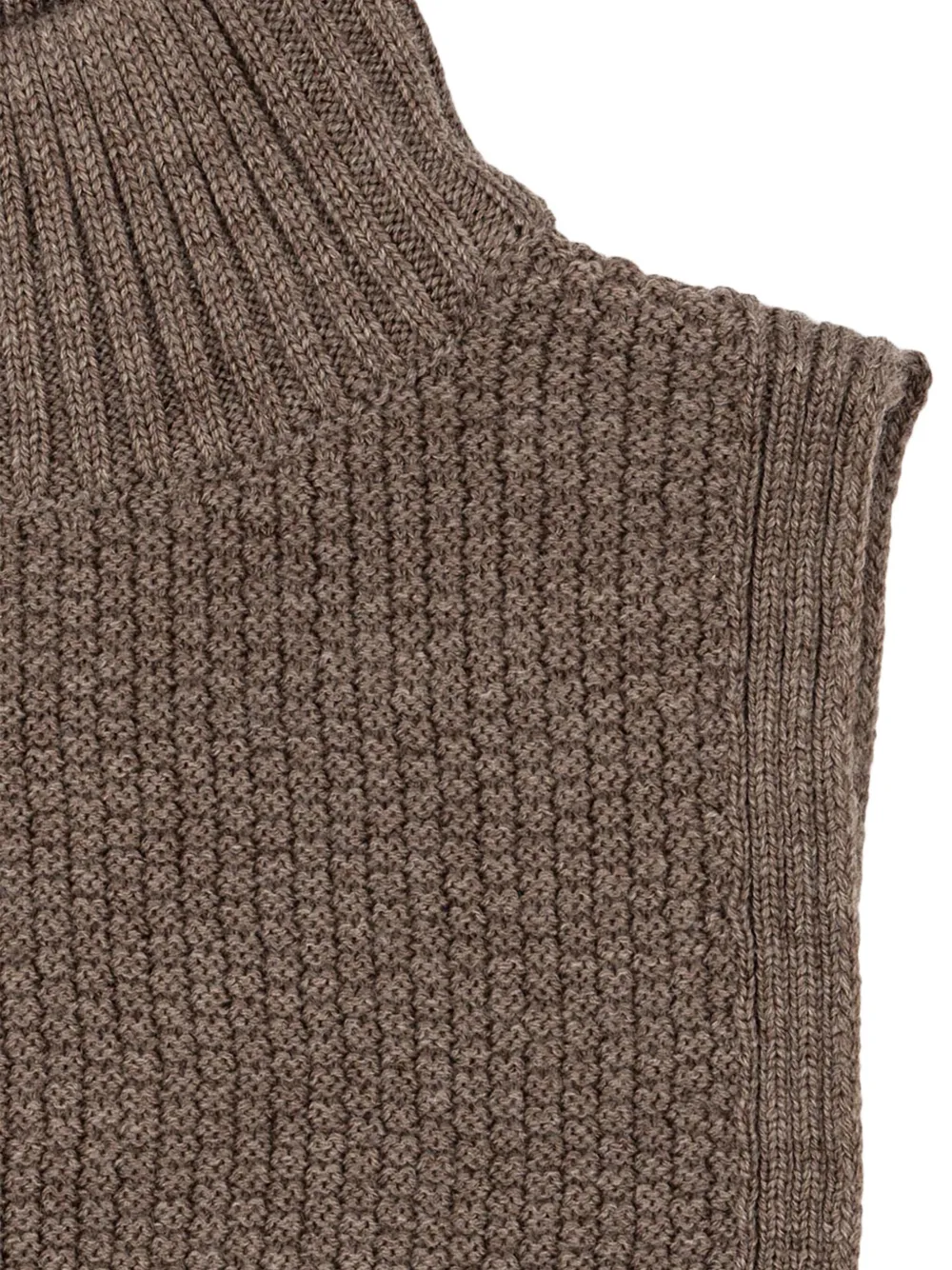 Konges Sløjd High-neck Top In Brown
