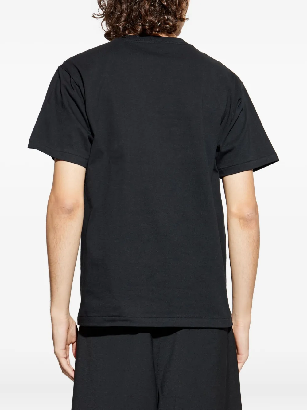 A BATHING APE T-shirt met logoprint Zwart