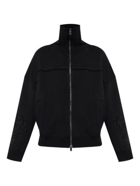 Zadig&Voltaire Milly studded zip-up sweatshirt