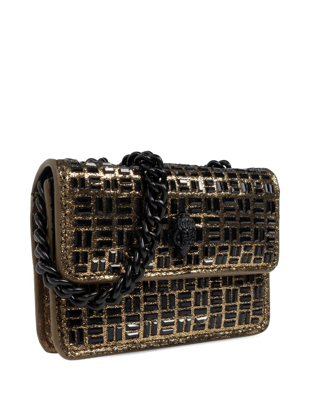 Kurt Geiger Crystal-embellished Chain-strap Mini Bag In Multi