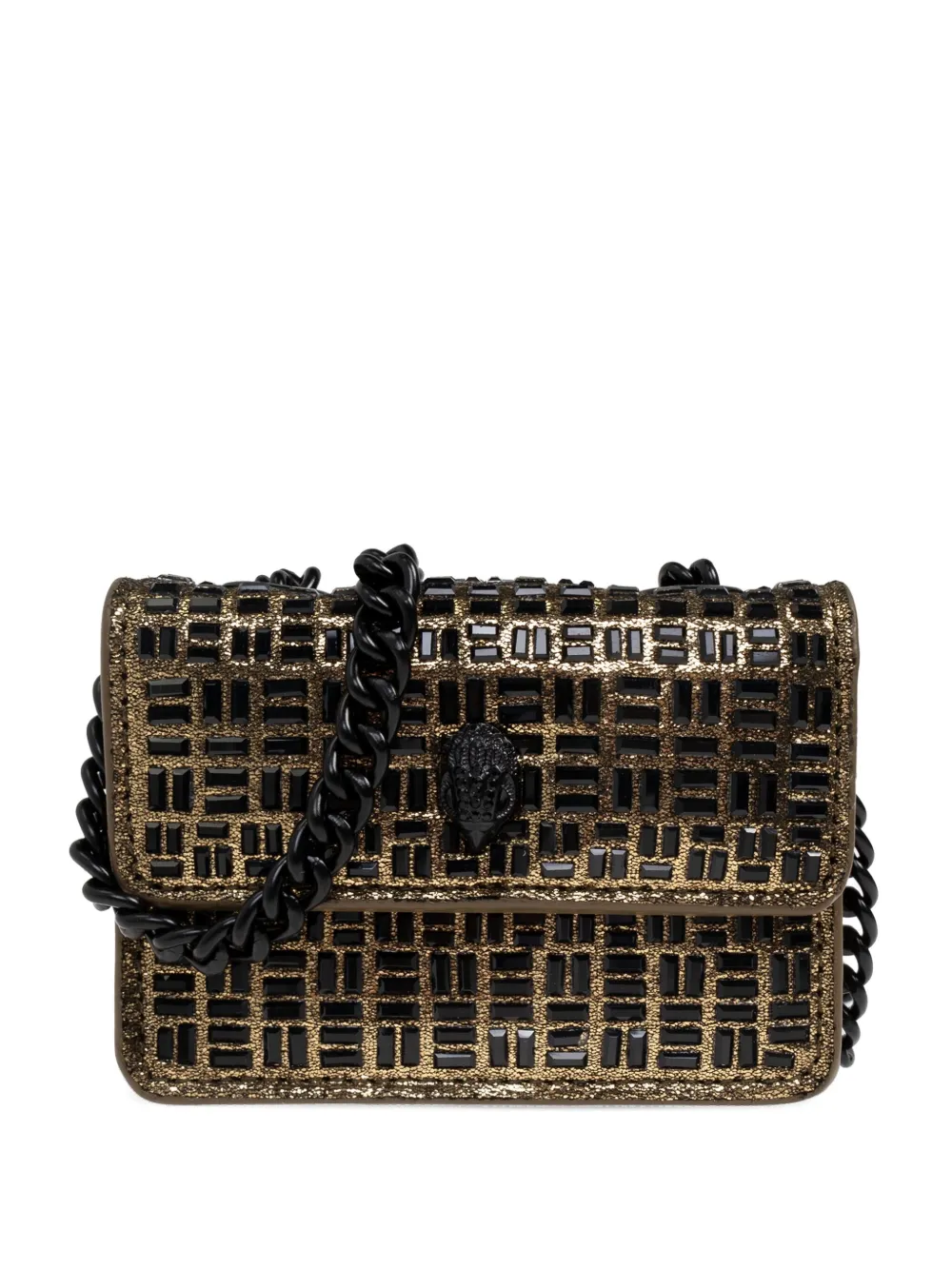 Kurt Geiger Crystal-embellished Chain-strap Mini Bag In Multi
