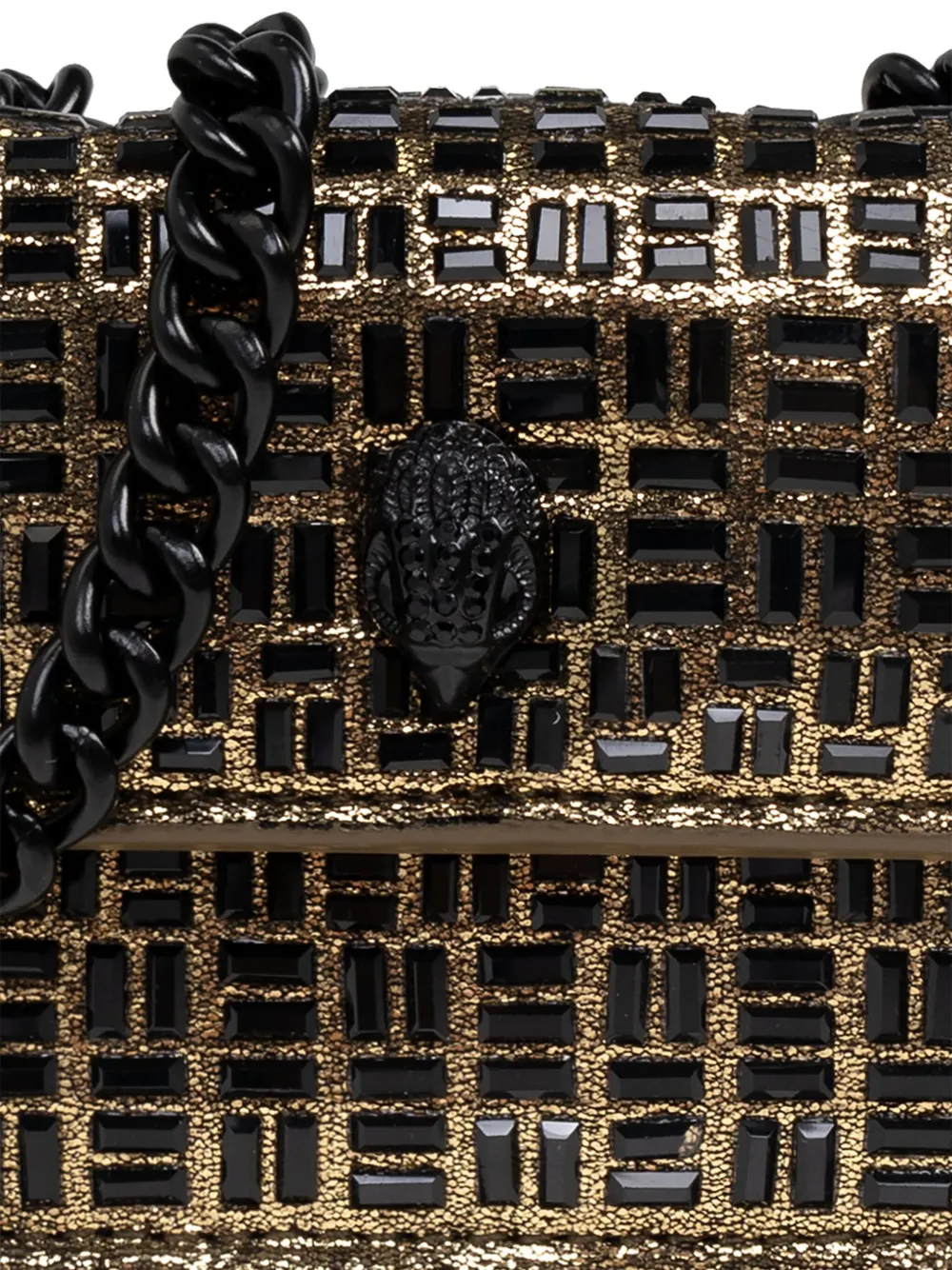 Kurt Geiger Crystal-embellished Chain-strap Mini Bag In Multi