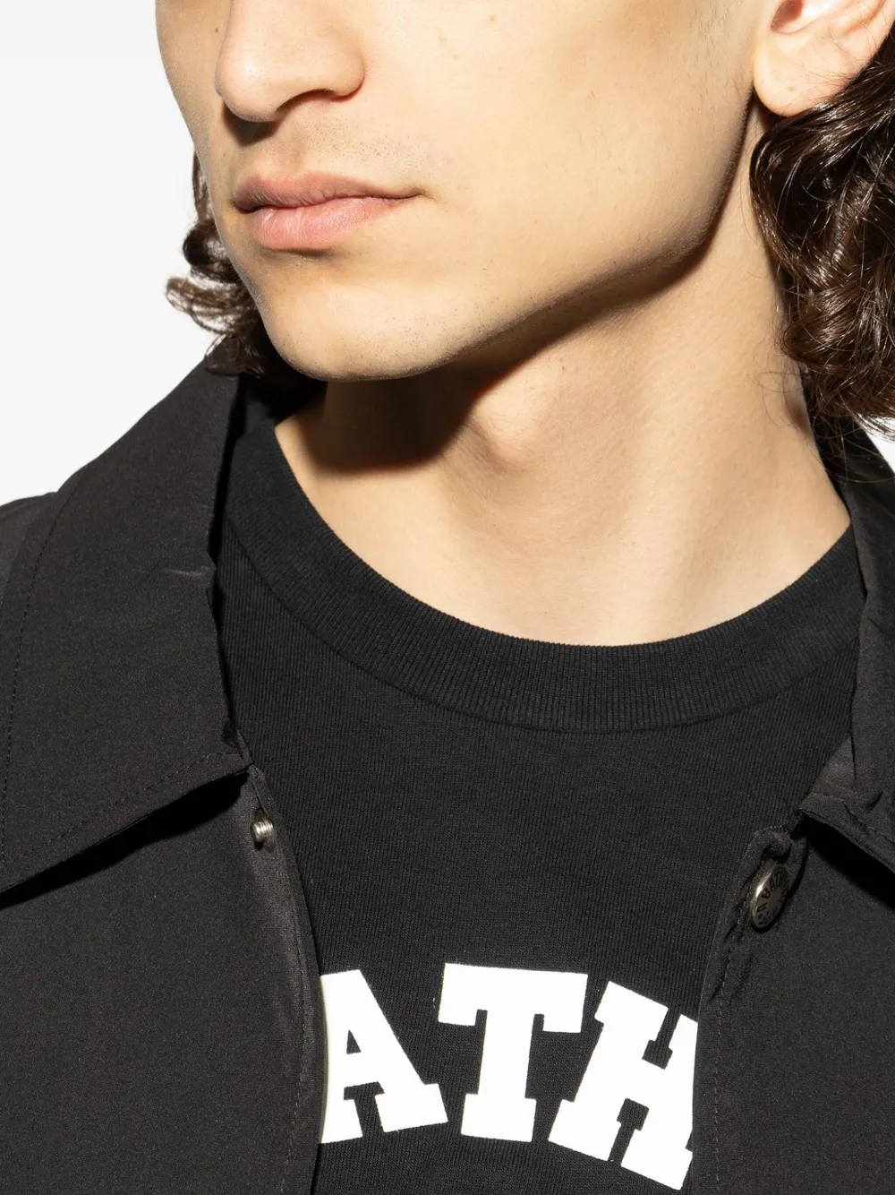 A Bathing Ape Logo-detail Camo-print Trucker Cap In White