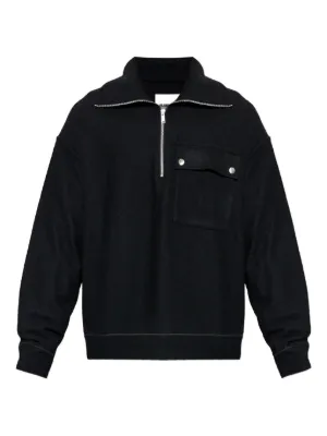 Prada ハーフジップ セーター | ブラック | FARFETCH JP