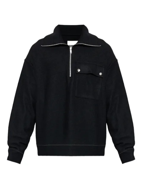 Jil Sander felted sweatshirt