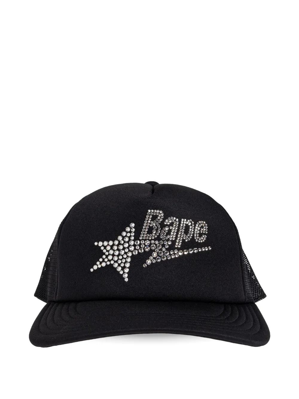 A BATHING APE® gorra con aplique de estrella | negro | Image 1