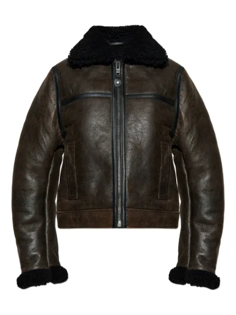 SAMSOE SAMSOE shearling-collar jacket