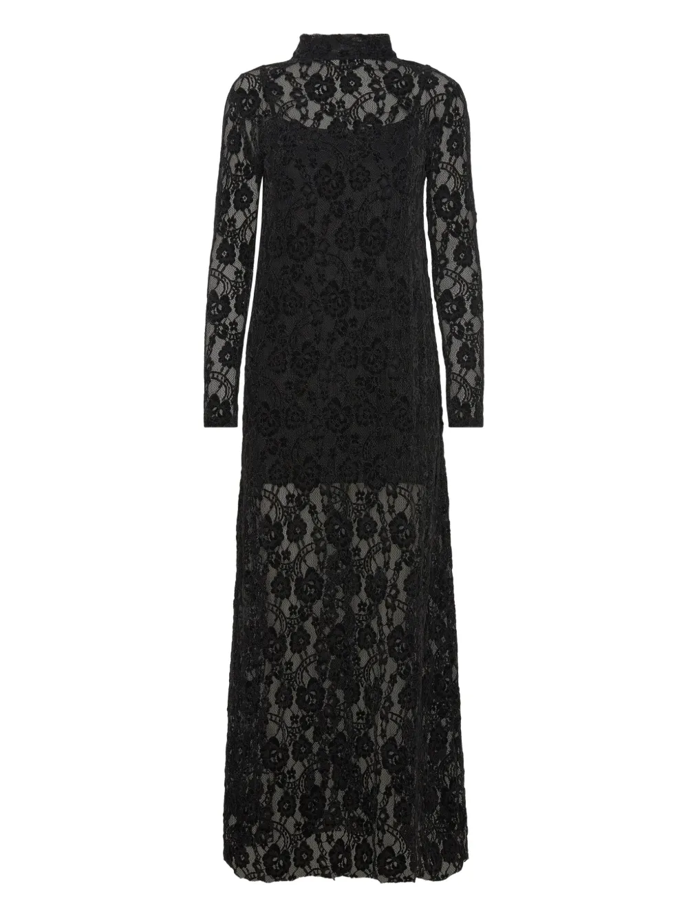 ALOHAS vestido largo con encaje | negro | Image 1