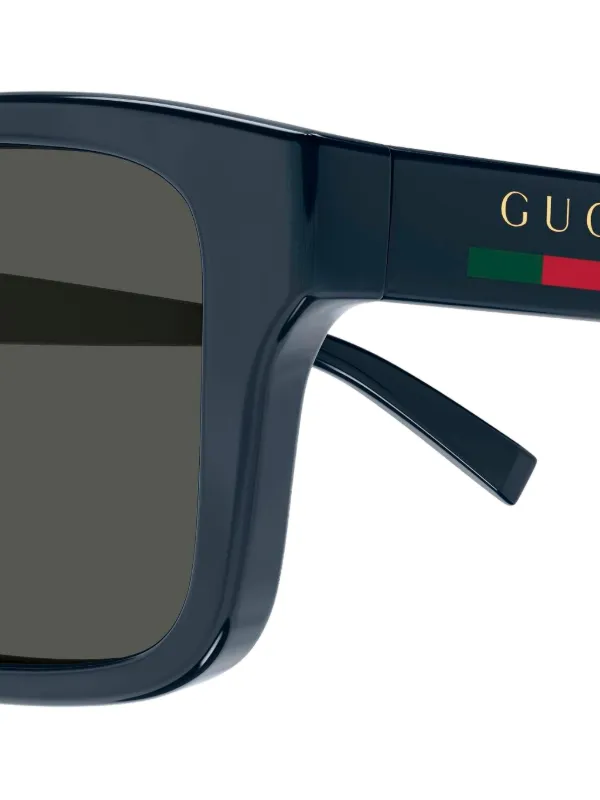 Gucci Eyewear GG1986SA Rectangle Sunglasses | Blue | FARFETCH JO display picture 2