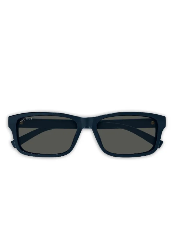 NWT Gucci GG1986SA-004 Blue Grey 57mm Sunglasses Gucci GG1986SA 004 Blue Rectangular Sunglasses - eye-oo.com main image 3