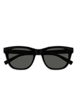 Saint Laurent Eyewear square-frame Sunglasses | Black | FARFETCH