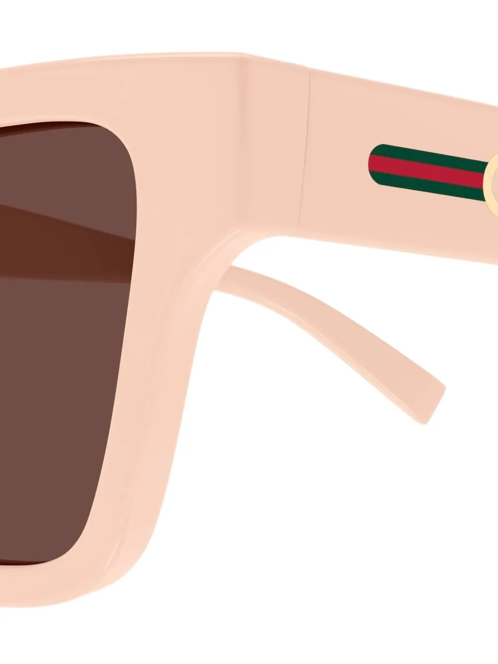 Gucci Geometric Stripe Sunglasses In Pink