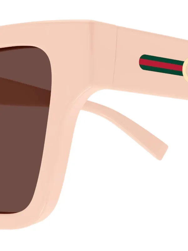 Gucci Eyewear ジオメトリック サングラス | ニュートラル | FARFETCH JP