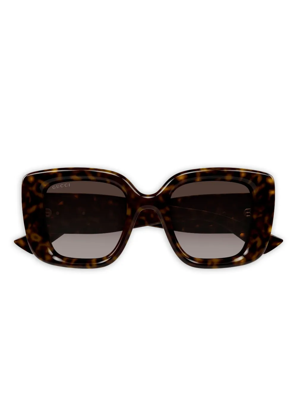 Gucci Eyewear GG1975S logo geometric sunglasses - Marrone