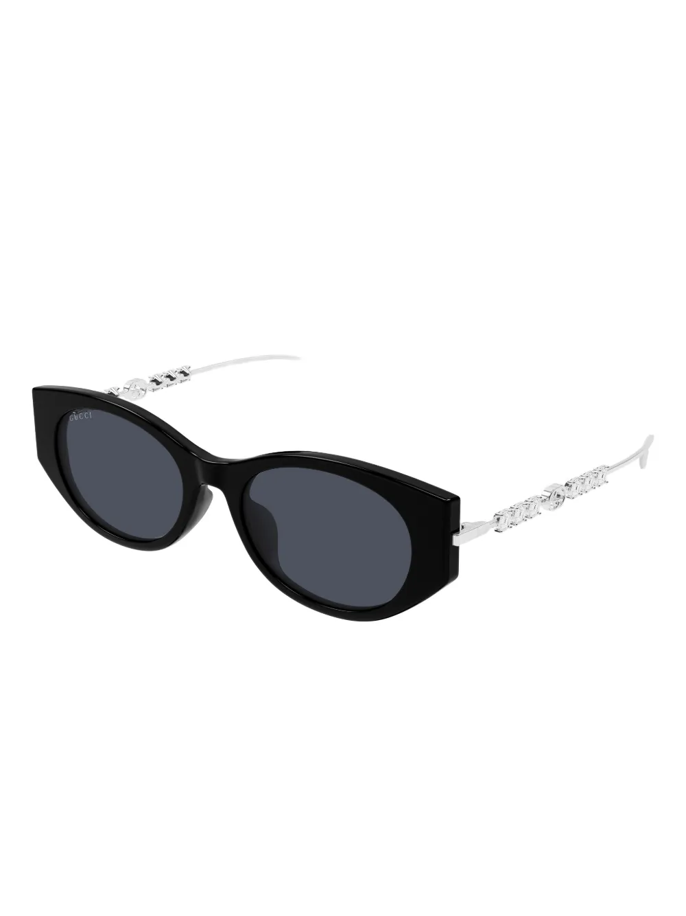 Gucci Eyewear Low Nose Bridge Fit Sunglasses In Black