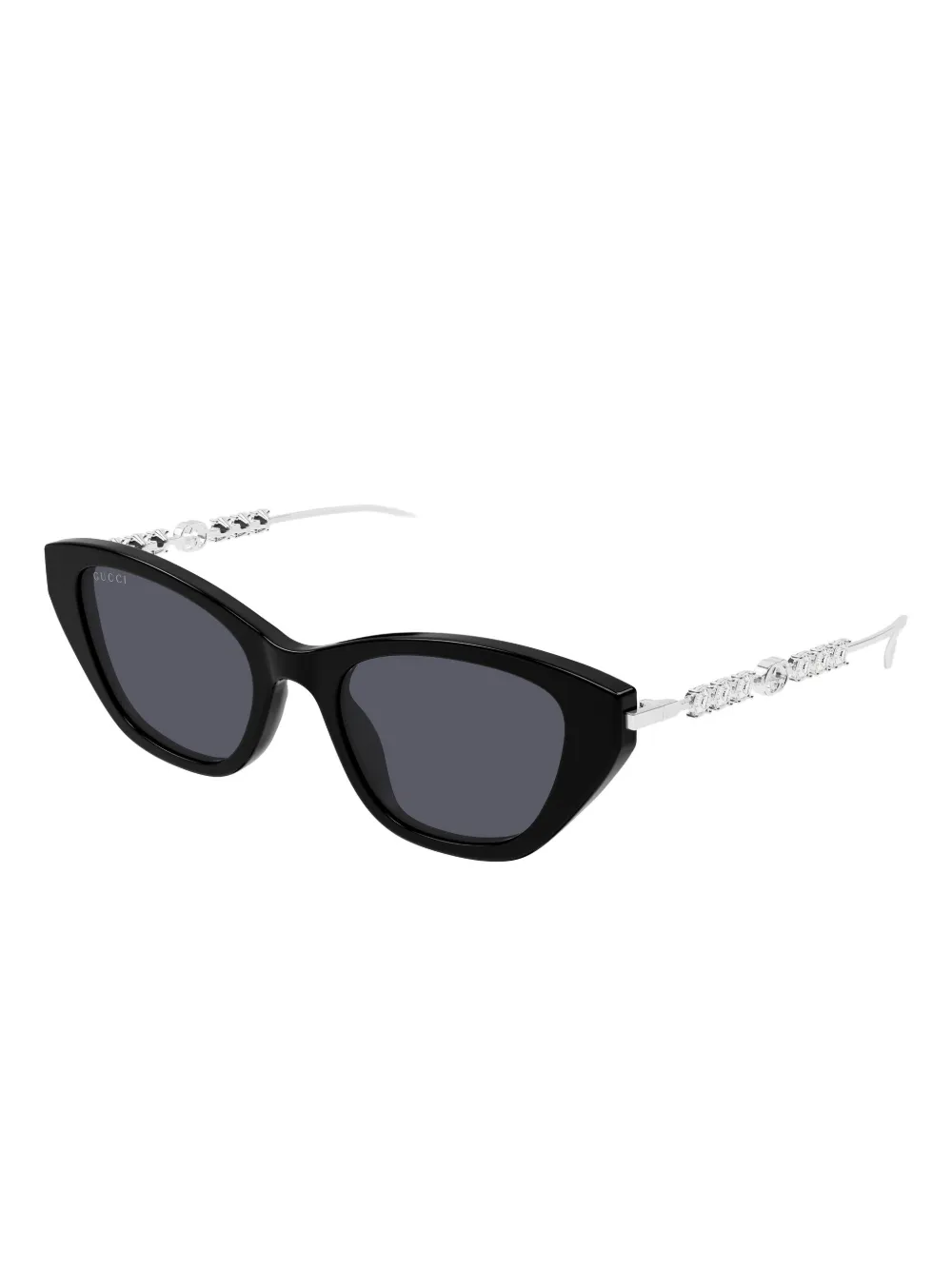 Gucci Eyewear GG1968S cat-eye logo sunglasses - Zwart
