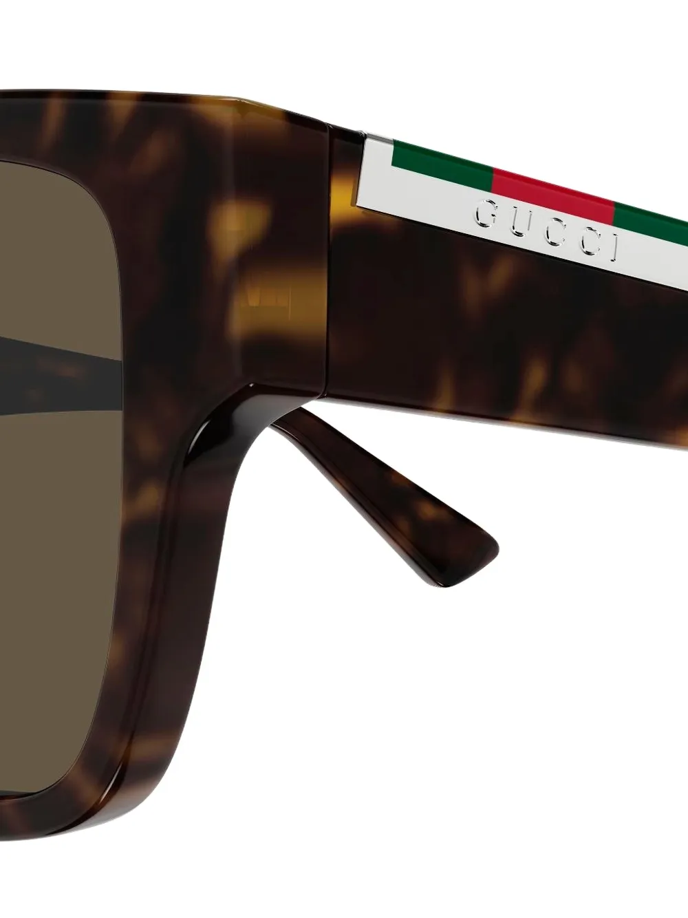 Gucci Eyewear GG1960S zonnebril met vierkant montuur Bruin