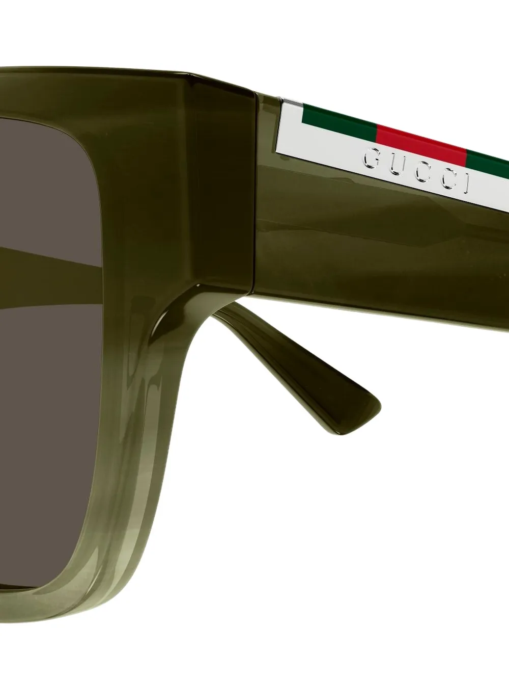 Gucci Eyewear GG1960S zonnebril met vierkant montuur Groen