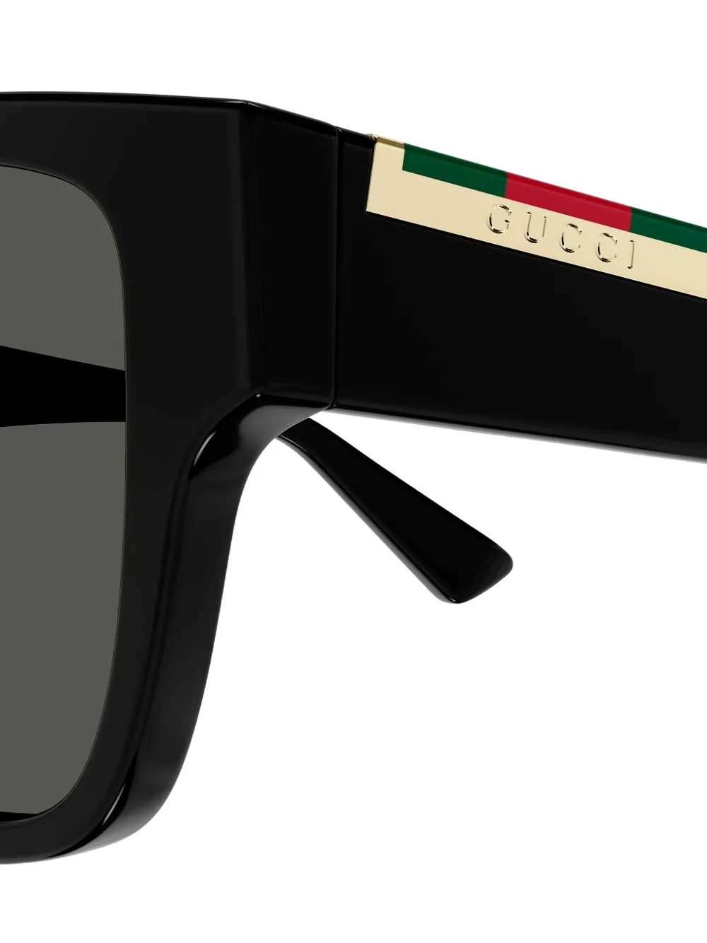 Gucci Eyewear GG1960S zonnebril met rechthoekig montuur Zwart