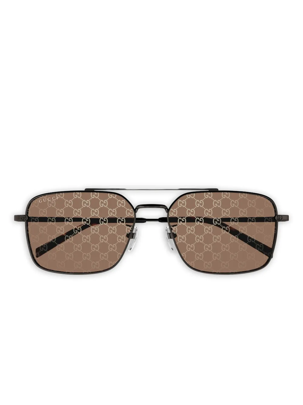 Gucci Eyewear GG1957SA geometric-frame sunglasses | Black | Image 1
