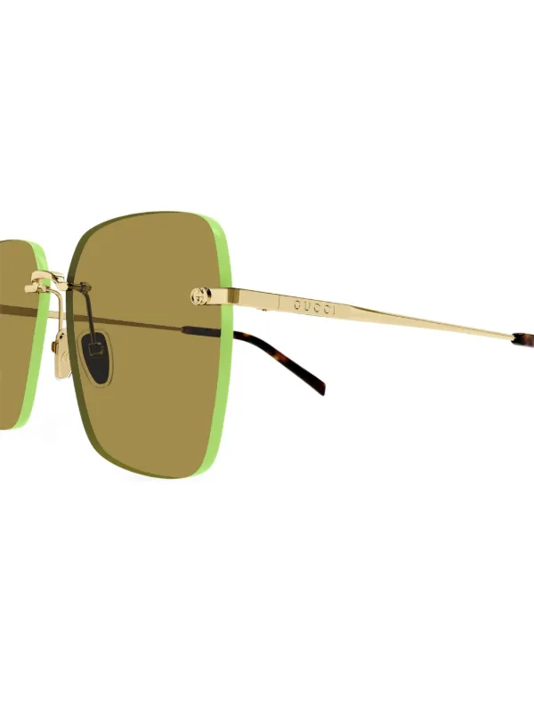 Gucci Eyewear GG1955SA サングラス | グリーン | FARFETCH JP