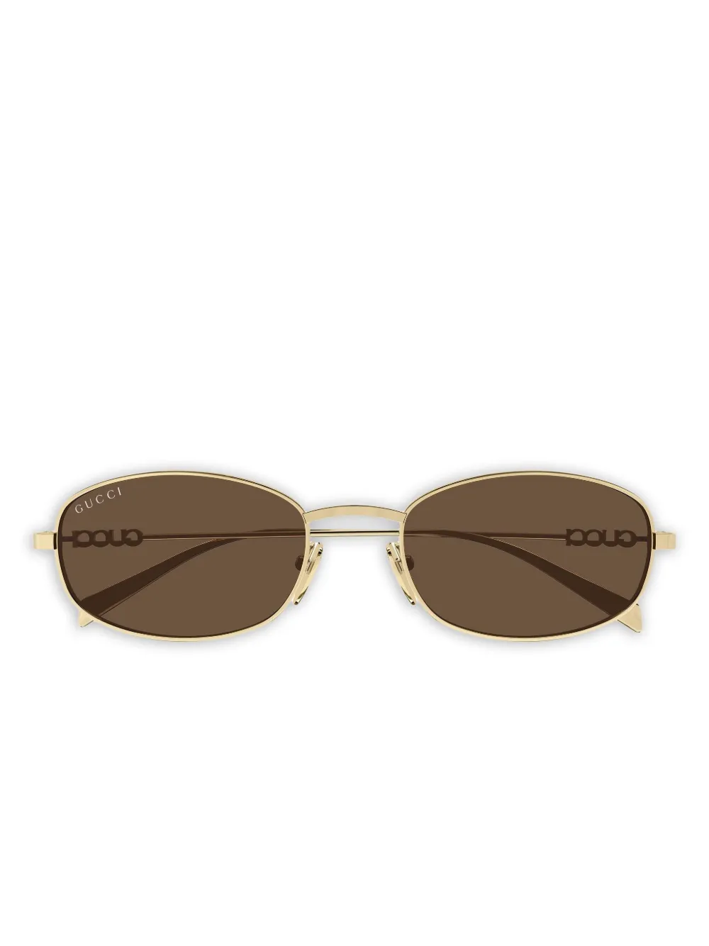 Gucci Eyewear GG1940S logo oval-frame sunglasses - Oro