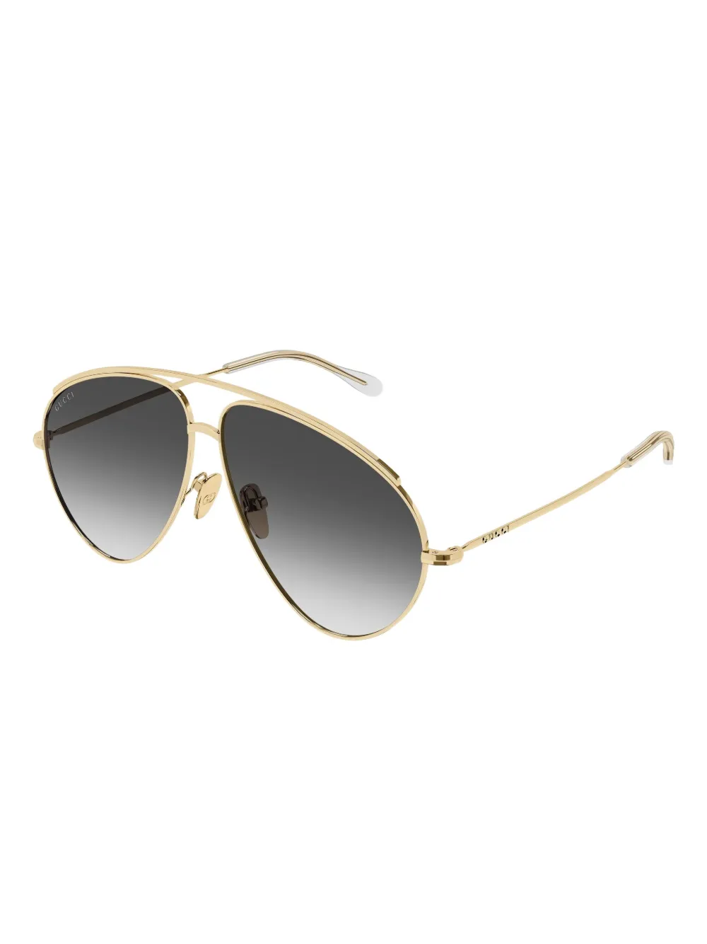 Gucci Pilot-frame Sunglasses In Gold