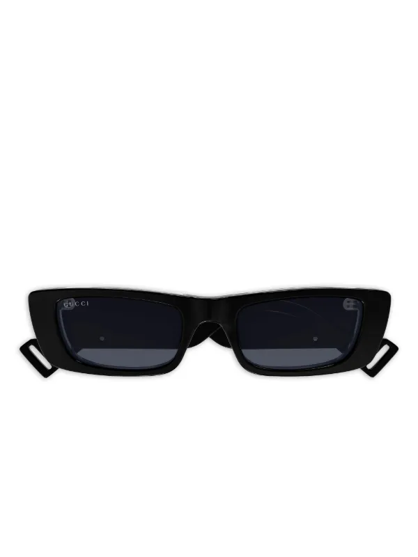 Gucci Eyewear スクエアフレーム サングラス | ブラック | FARFETCH JP