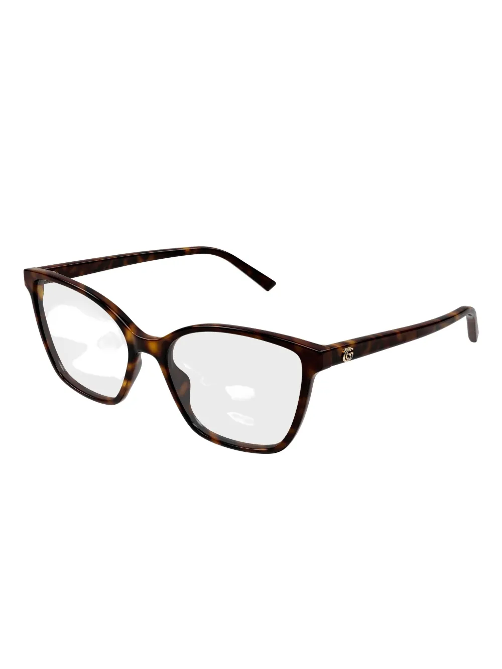 Gucci Cat-eye Glasses In Brown