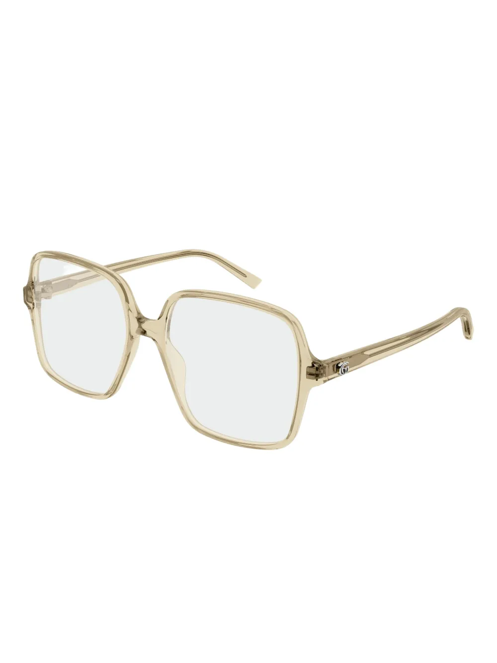 Gucci Square-frame Glasses In Brown