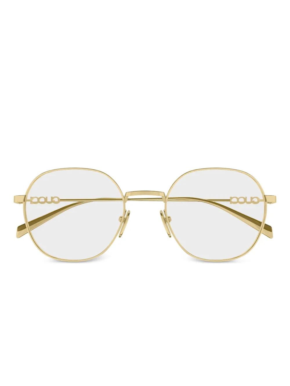 Gucci Eyewear lunettes de vue à monture ronde | or | Image 1