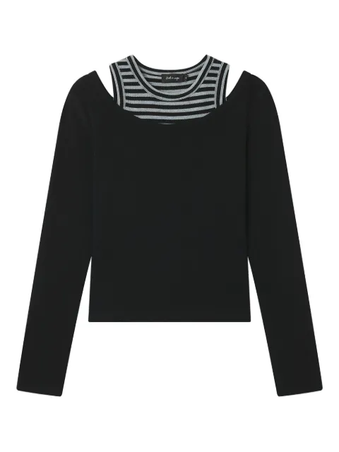 tout a coup playera a capas con motivo de rayas