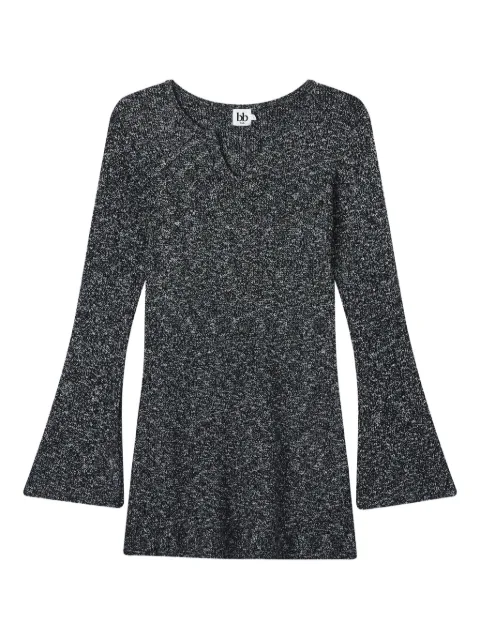 b+ab flared-sleeve mini dress