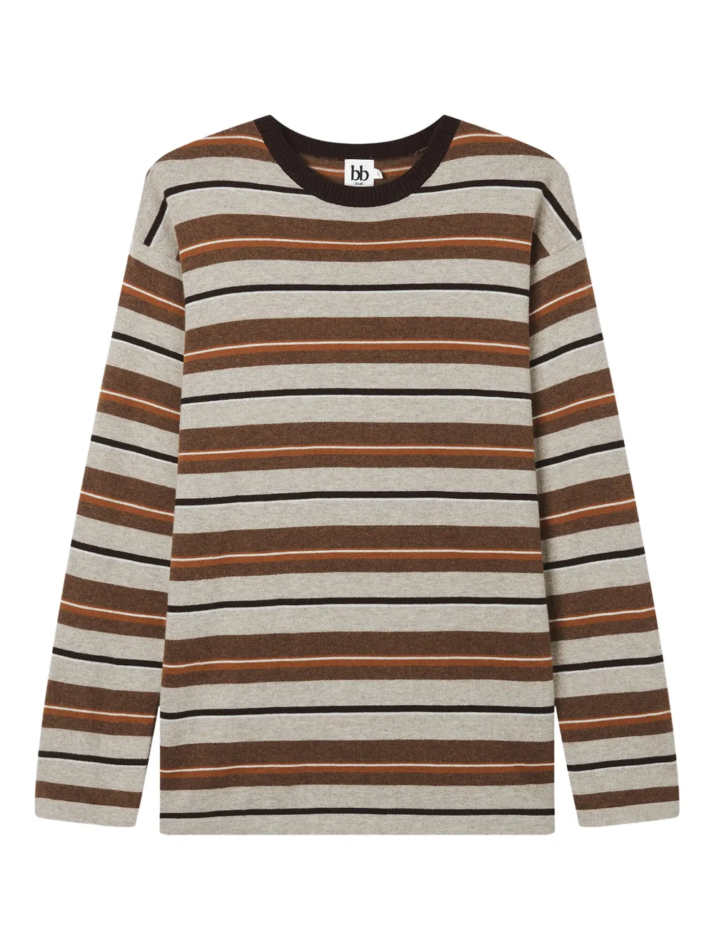 B+ab Striped Sweater In Multi