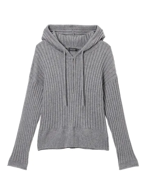 tout a coup ribbed hoodie