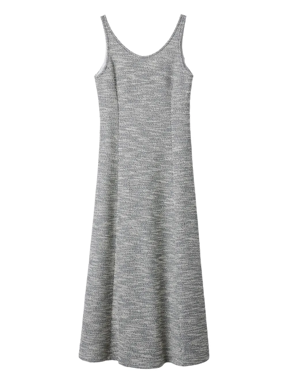 Tout A Coup Cable-knit Top And Midi Dress Set In Gray