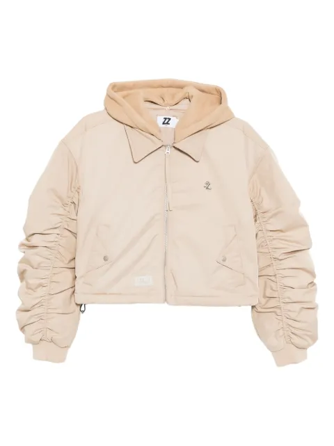 izzue hooded puffer jacket