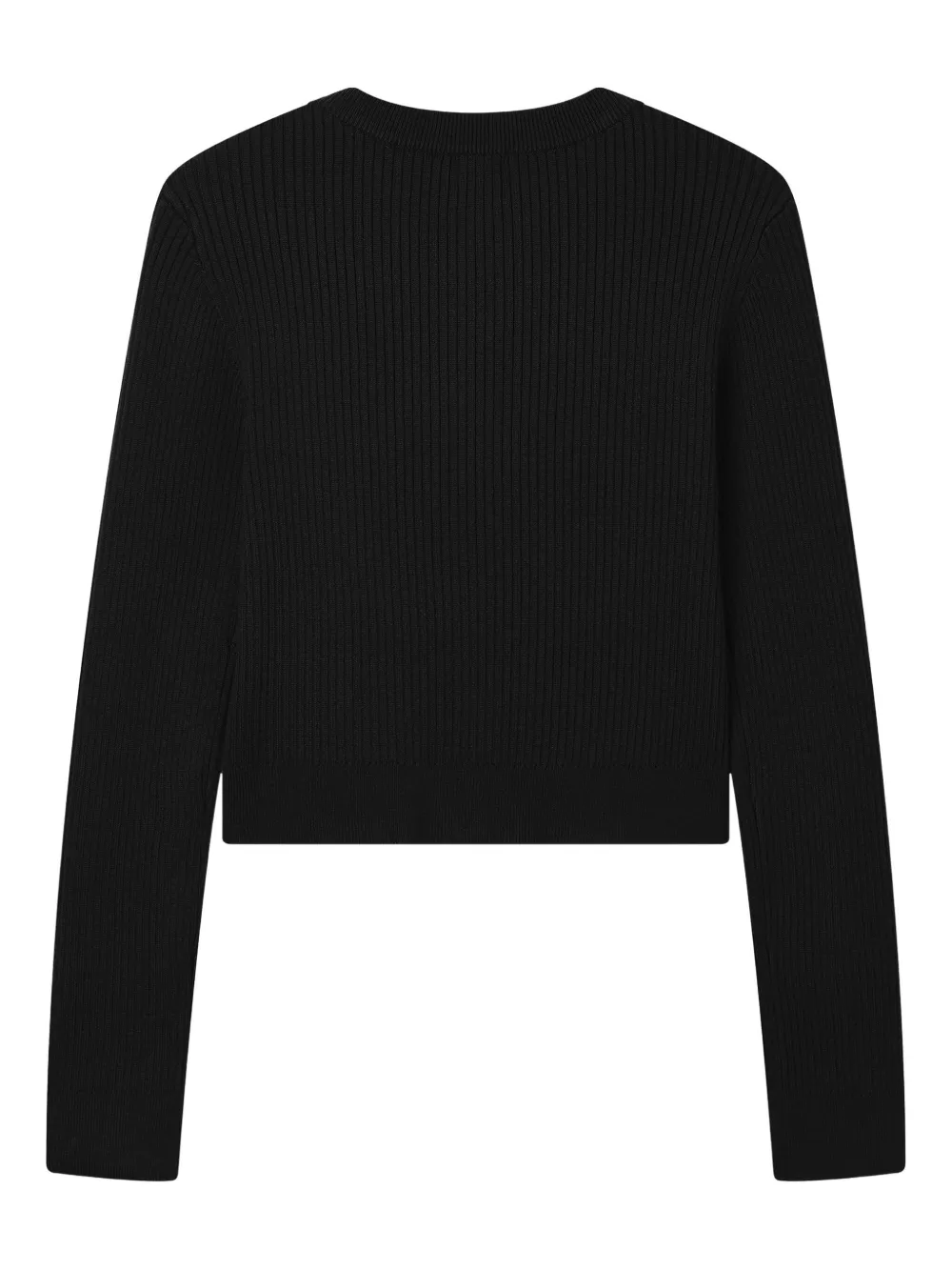 B+ab Ribbed-knit Cardigan In Black