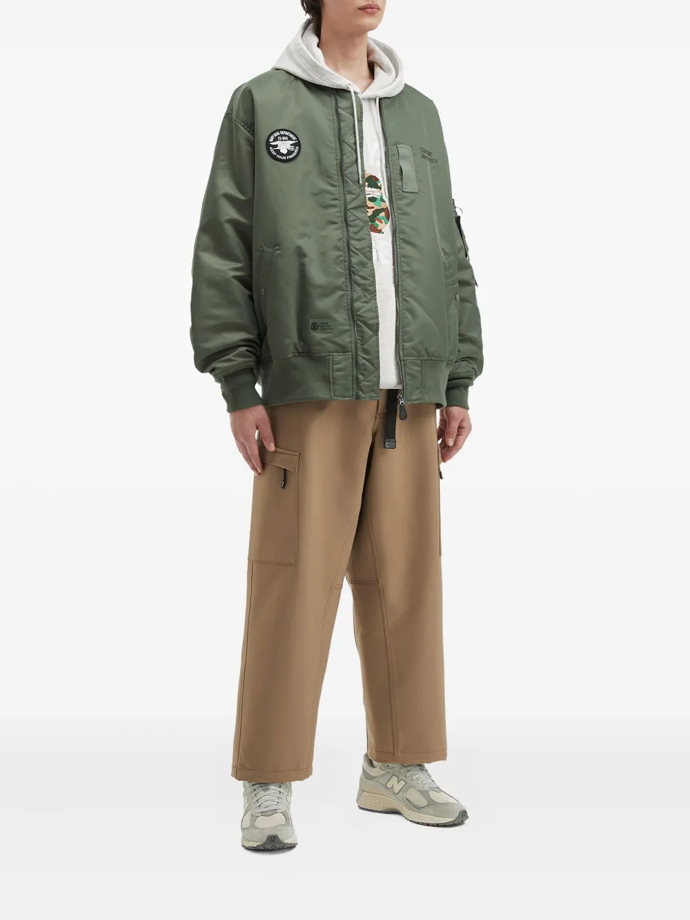 FINGERCROXX patch-detail zip jacket | Bomber Jackets | Image 2