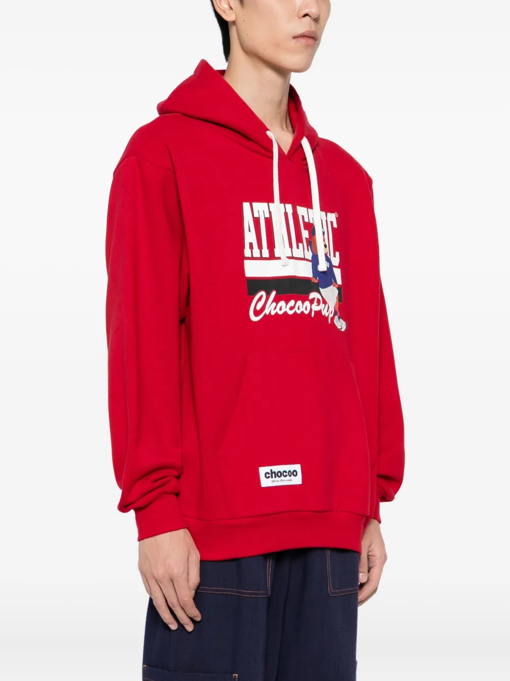 CHOCOOLATE Choco-Pup hoodie Rood