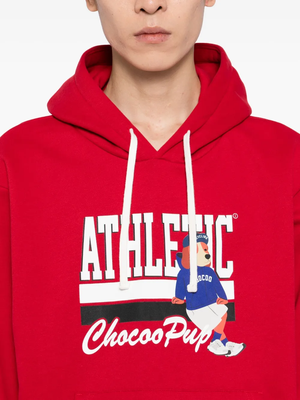 CHOCOOLATE Choco-Pup hoodie Rood