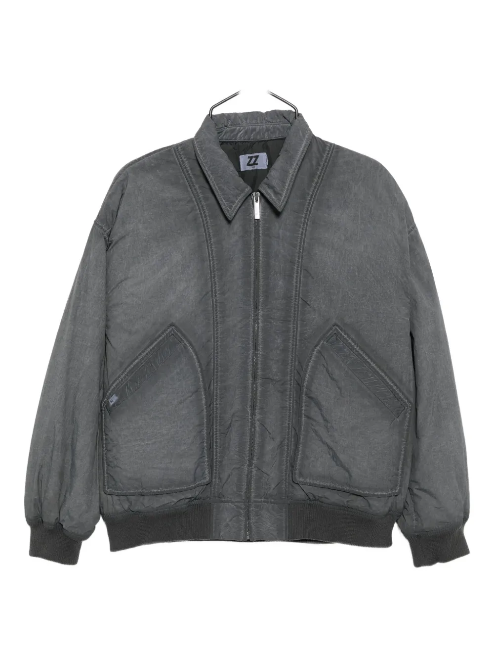 izzue zip-up puffer jacket | Grey | Image 1