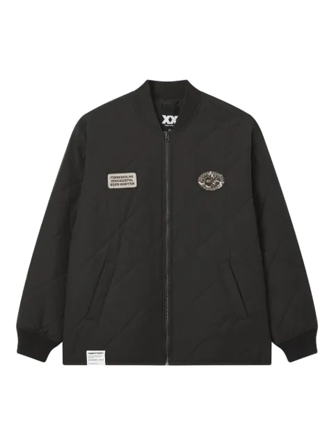 FINGERCROXX quilted patch-details jacket
